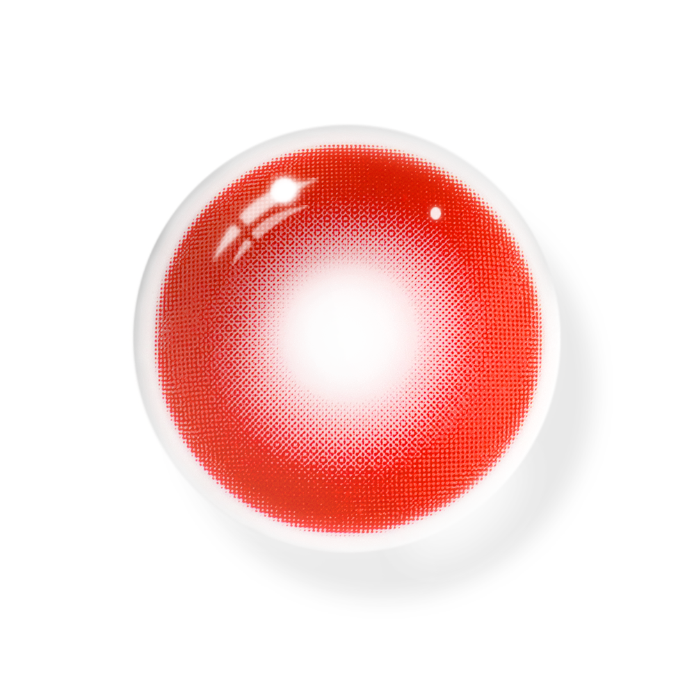 Cosplay Abyss Red Coloured Contact Lenses